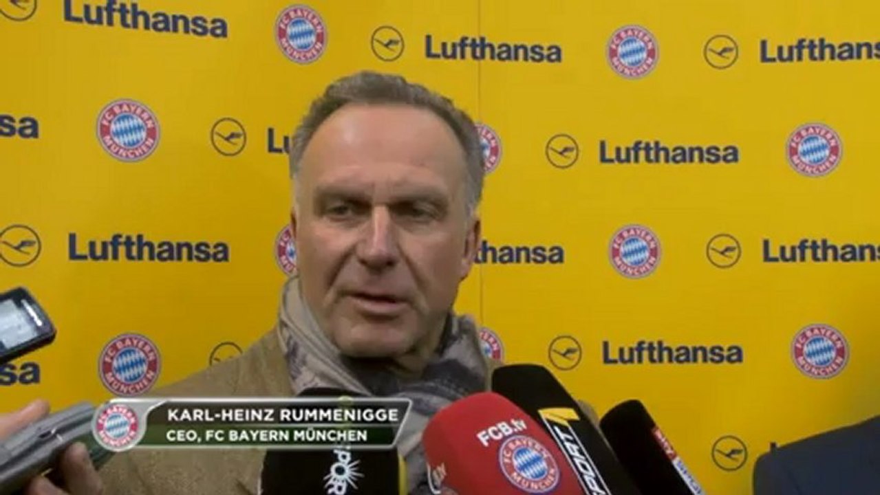 Konkurrenzkampf? rummenigge kontert mit robben-witz