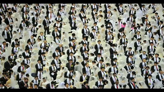 Premier mariage collectif après la mort du fondateur de la secte Moon