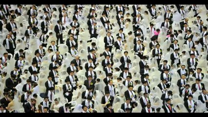 Premier mariage collectif après la mort du fondateur de la secte Moon