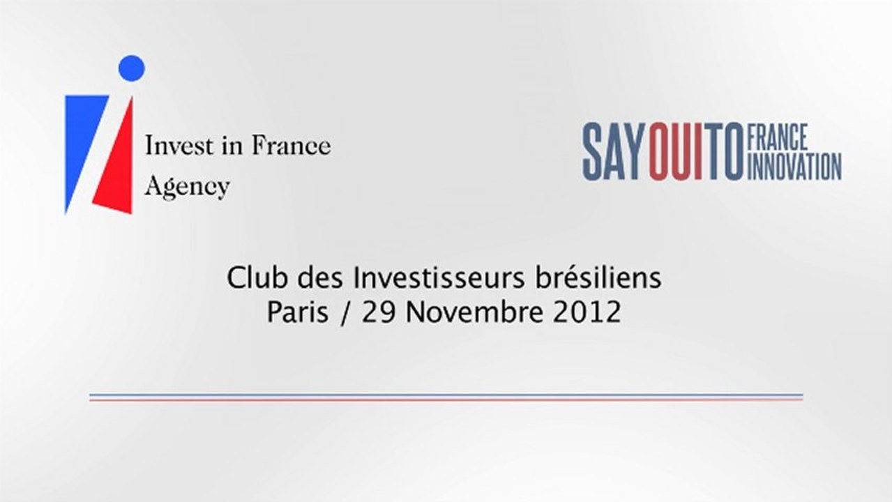 Club des Investisseurs Brésiliens en France 2012