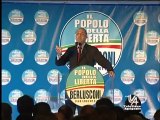 Angelino Alfano Segretario Nazionale PdL  ad Agrigento Tva Notizie 18 Febbraio
