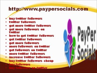 Buy Twitter Followers