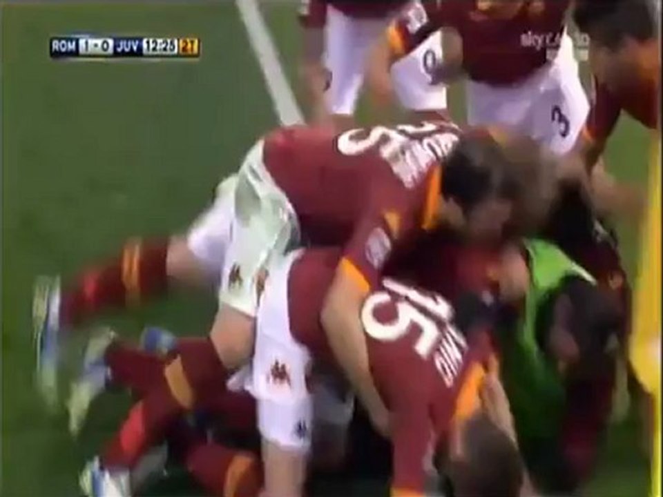 Roma 1-0 Juventus (Gol de Totti) SERIE A