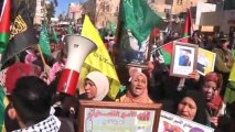 Palestinians protest over Israeli detention