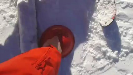 Julia au ski à OZ (en février 2013)