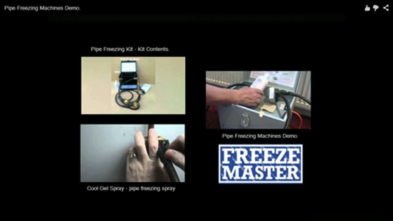 Pipe Freezing Machines Demo