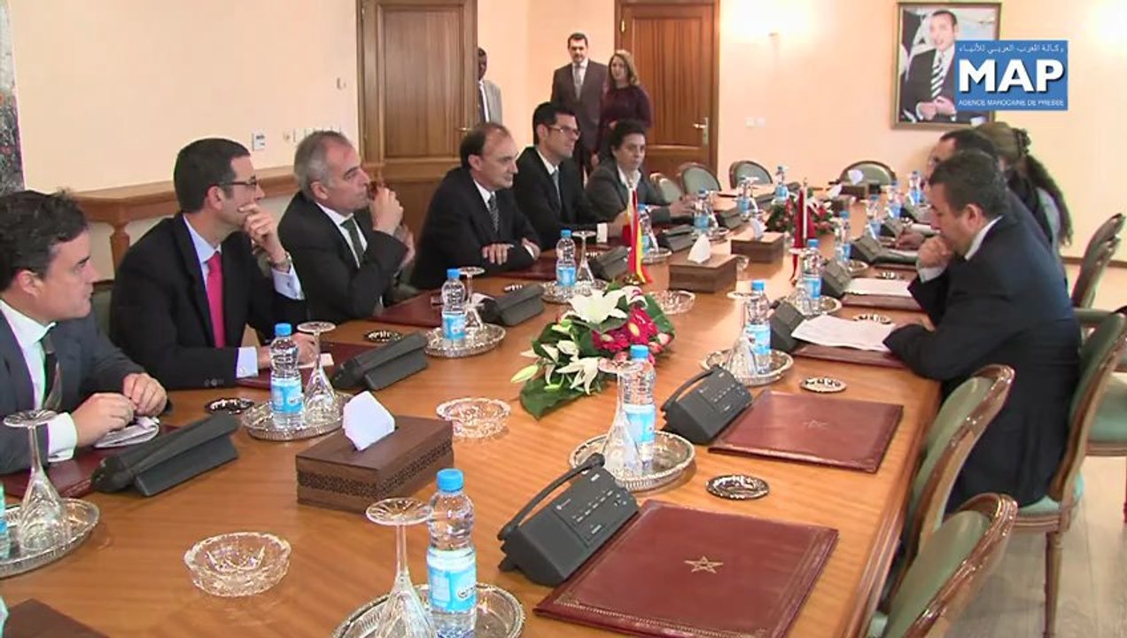 يوسف العمراني يستقبل كاتب الدولة الإسباني في التعاون الدولي