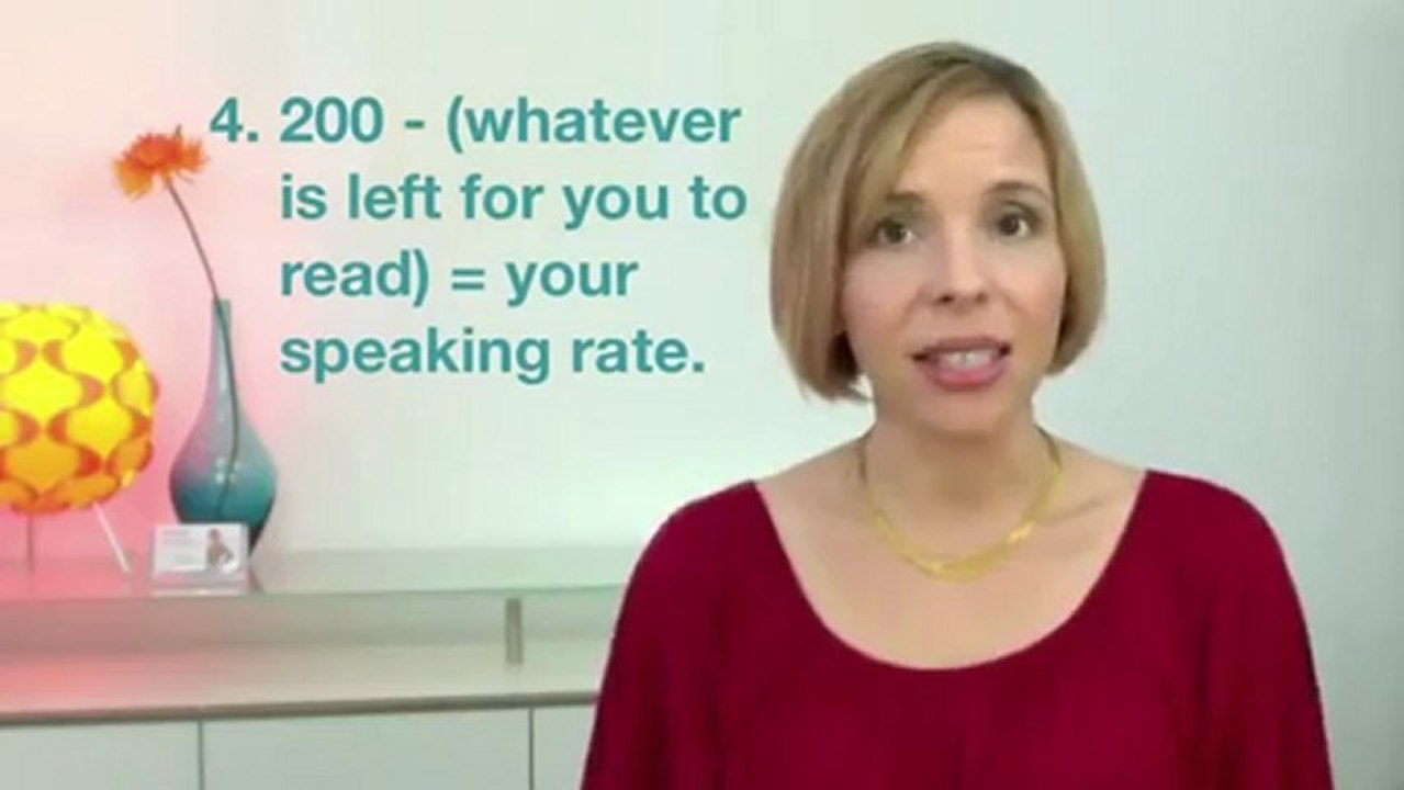What's the perfect speaking rate_ Part 17_ Speak Global English Series (Heather Hansen)