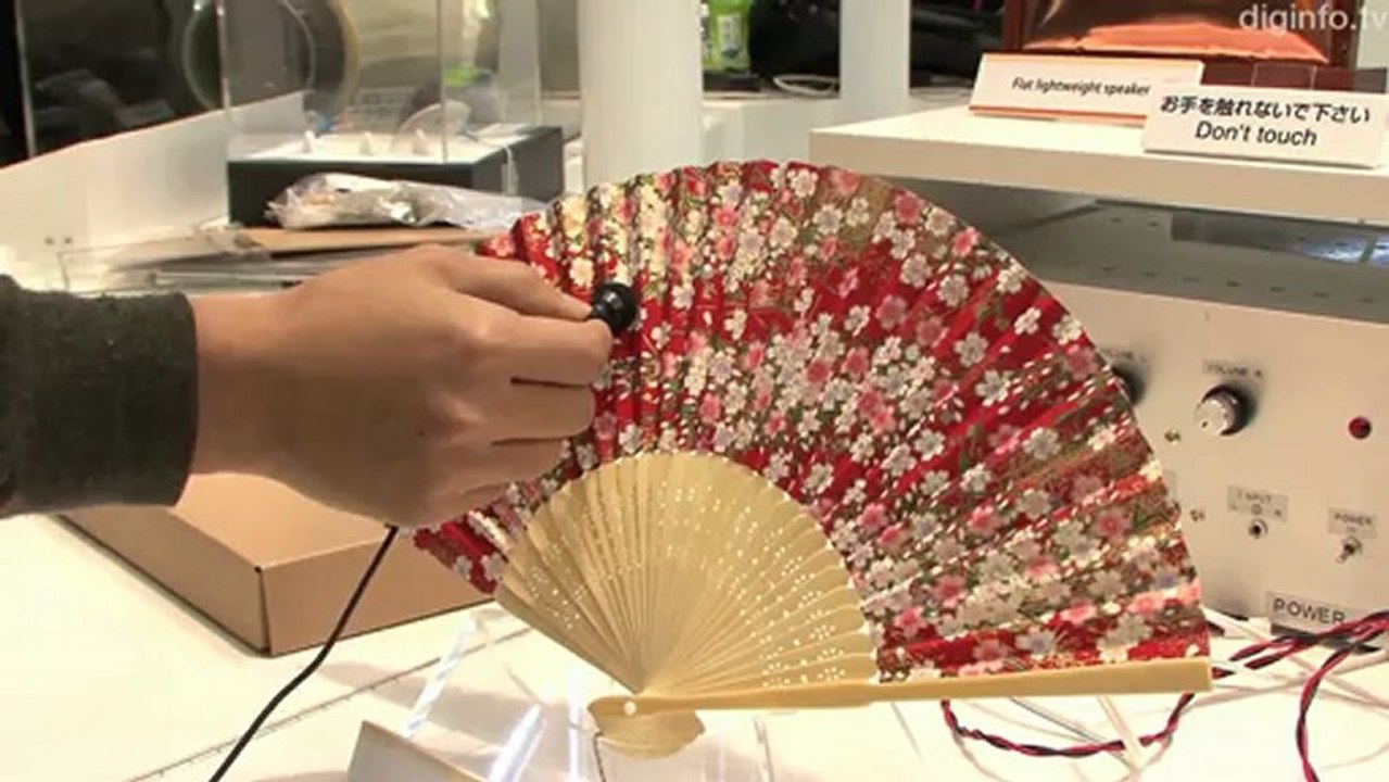 Fujifilm dévoile un haut-parleur flexible