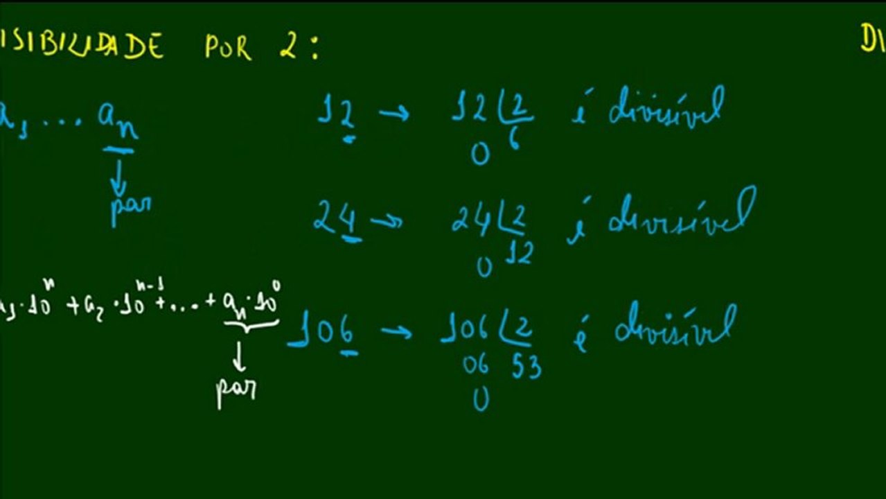 Aula 03 - Divisibilidade - Parte 1