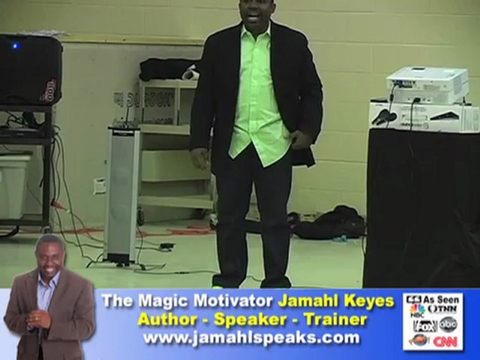 The Magic Motivator Jamahl Keyes Youth Speaker.
