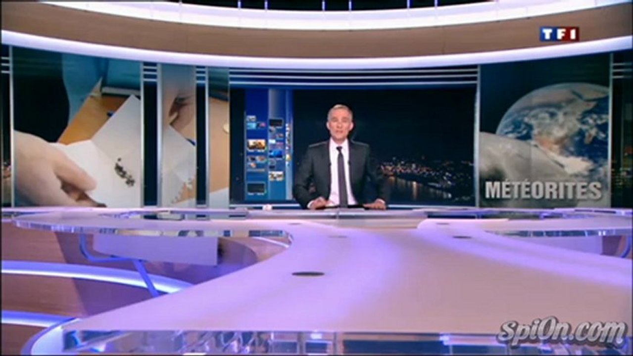 Désinformation au JT de TF1 : Météorite de l’Oural
