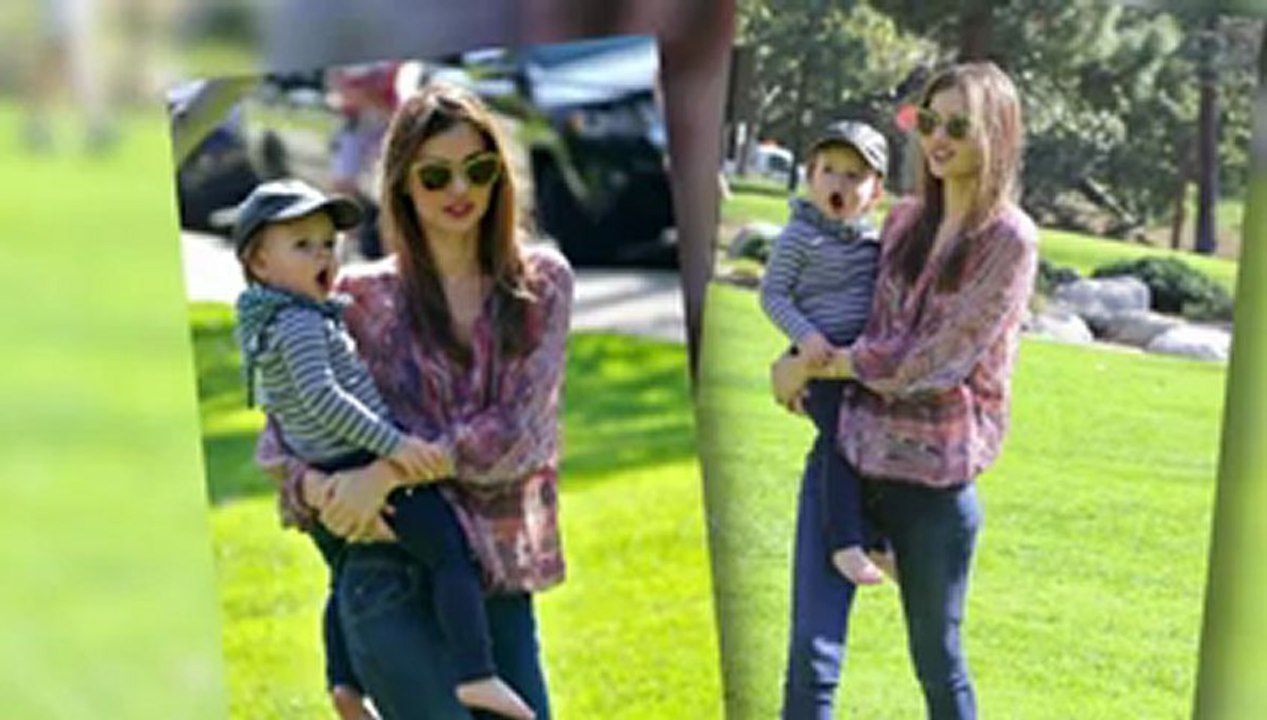 Miranda Kerr in the Park with Flynn