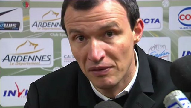 Conférence de presse CS Sedan - Dijon FCO : Laurent GUYOT (CSSA) - Olivier DALL'OGLIO (DFCO) - saison 2012/2013