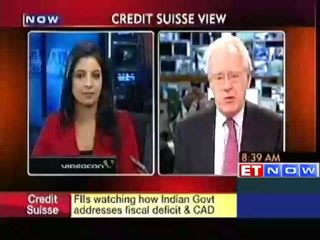 FIIs are concerned about India's Growth Story : Credit Suisse
