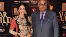 Sridevi & Boney Kapoor at Star Guild Awards 2013 !