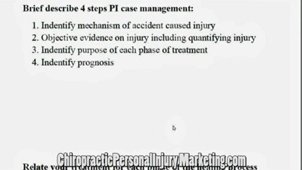 Four Steps Chiropractic Attorney Referral Letter