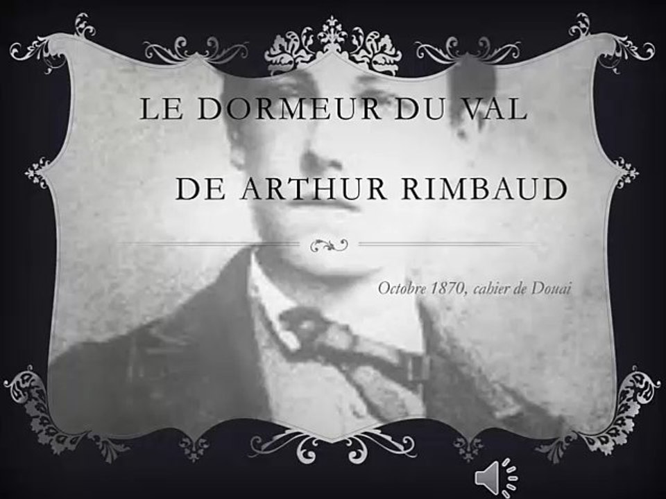 Grégoire lit "Le Dormeur du Val", de Rimbaud