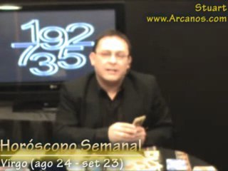 Horoscopo Virgo 19 al 25 de julio 2009 - Tarot