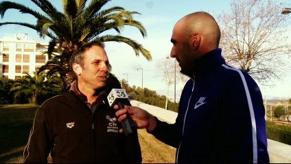 Jerome Alonzo rencontre Denis Auguin  . The Place to be Cercle Nageur d'Antibes