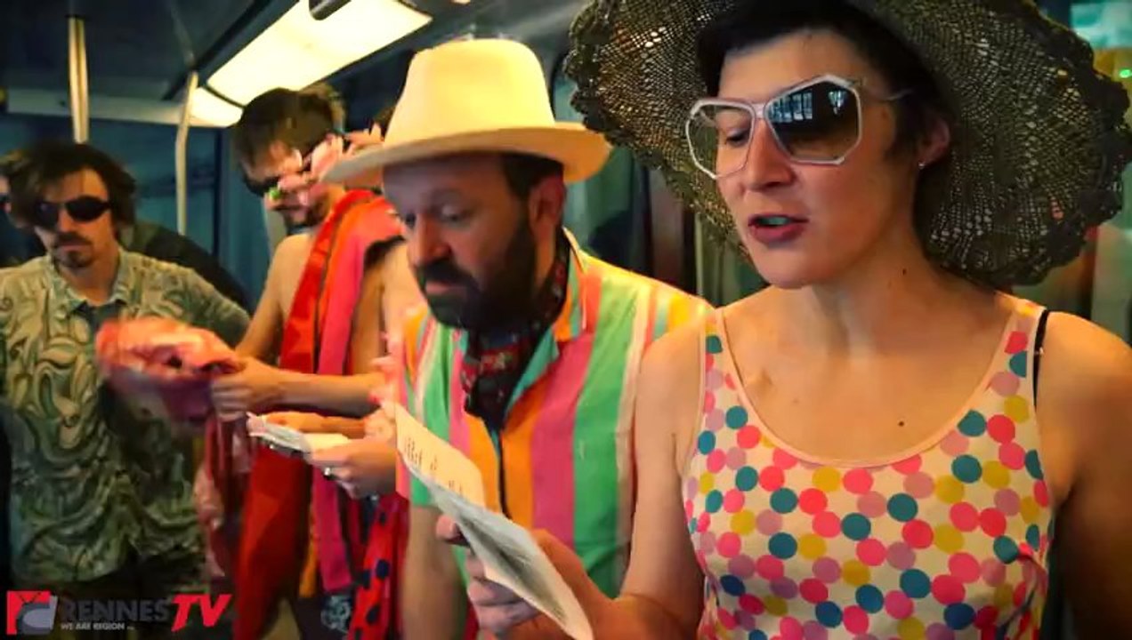 Happening "Mardi Gras jour férié" dans le métro