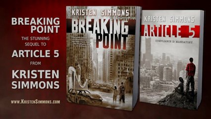 Breaking Point by Kristen Simmons Book Trailer