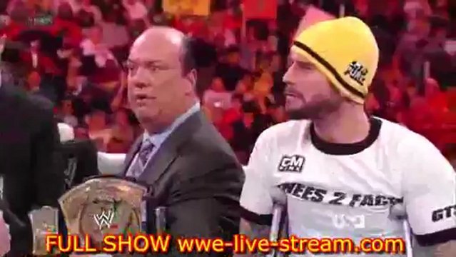#WWE RAW 18th February 2013 part 1