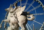 La Place de la Concorde, vue du Jardin des Tuileries et le Jardin des Tuileries (Paris)