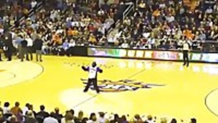 Kid Dunks Himself