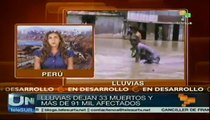 Lluvias causan estragos en Perú