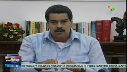 Chávez sigue al mando del gobierno: Maduro