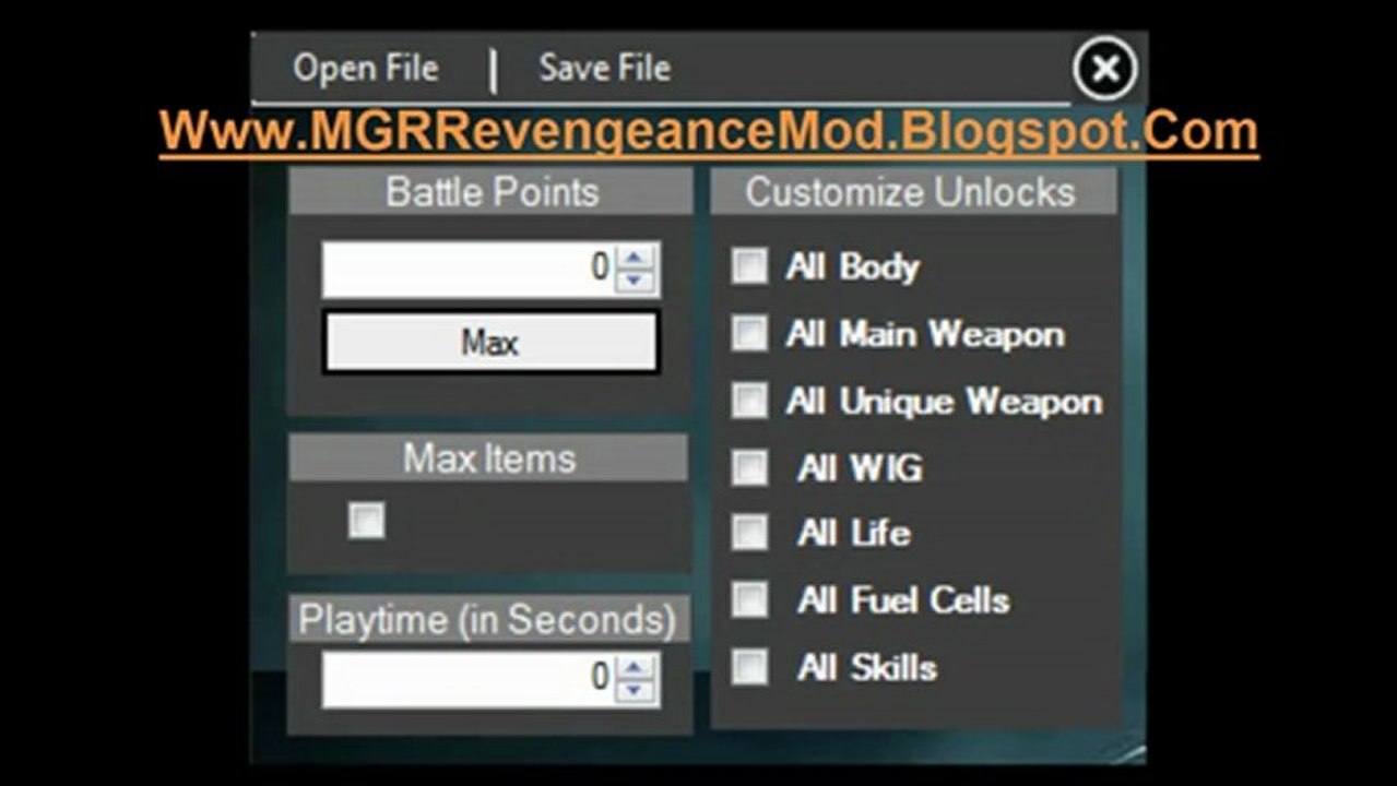 Metal Gear Rising Revengeance Battle Points Unlock Hack Tutorial