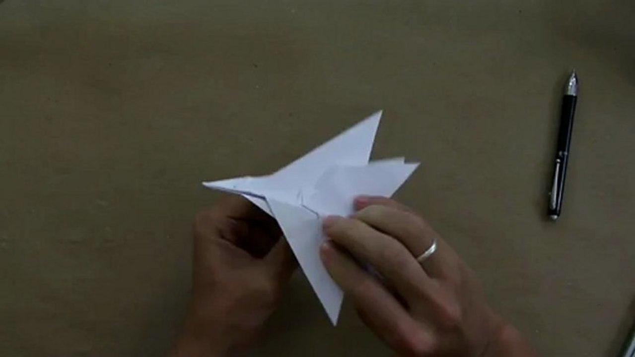 How to make an F15 Jet Fighter Paper Plane (Tadashi Mori)