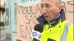 Les ambulanciers du SAMU en grève (Toulouse)