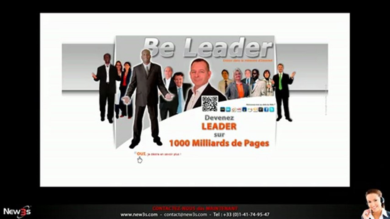 New3S Leader du referencement web internet SEO - Be leader since 2003 - Herve Heully fondateur
