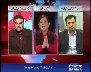 PML -- N Vs MQM Live fight -- Mustafa Kamal Zaeem Qadri