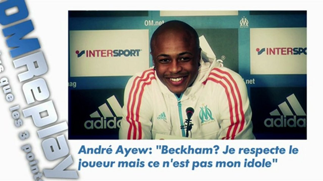 OM : André Ayew "Beckham n'est pas mon idole"