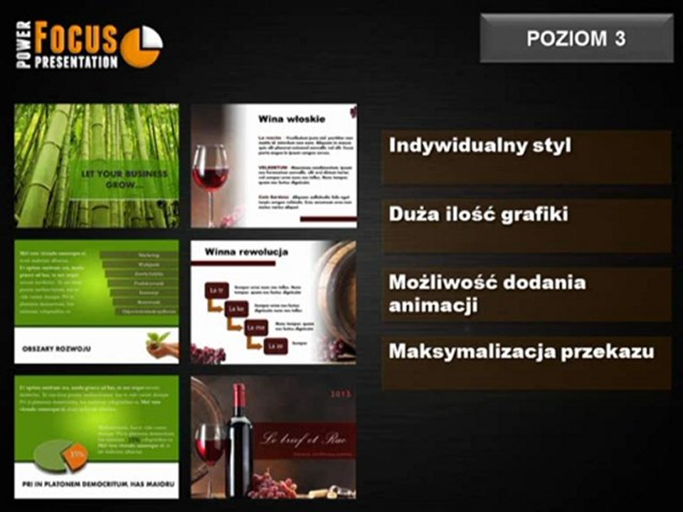 Focus power presentation