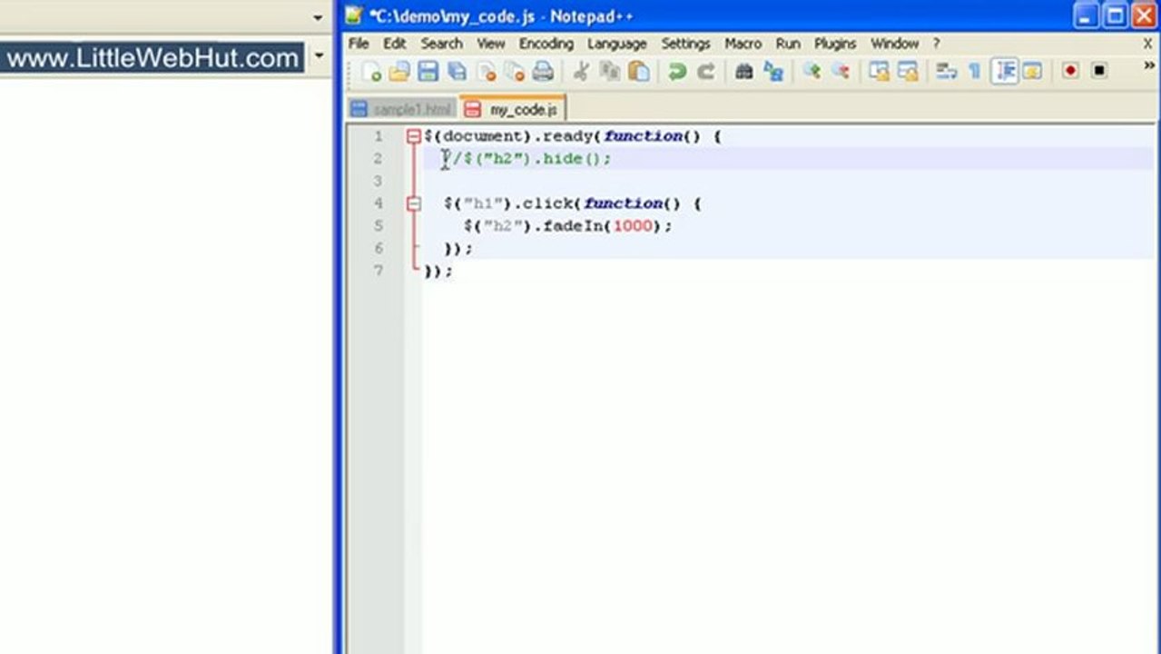 Jquery Basic  Tutorial 4
