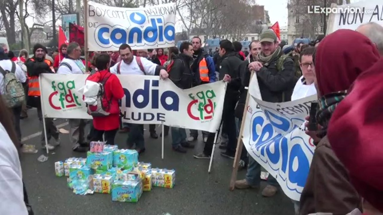 Manif contre les licenciements boursiers: "Ce n'est qu'une étincelle"