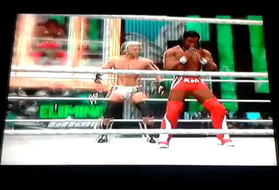 Elimination Chamber 2013 - Dolph Ziggler vs Kofi Kingston