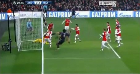 Gol de Müller [Arsenal 0-2 Bayern de Munich]