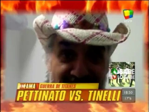 Pronto.com.ar Pettinato contra Tinelli