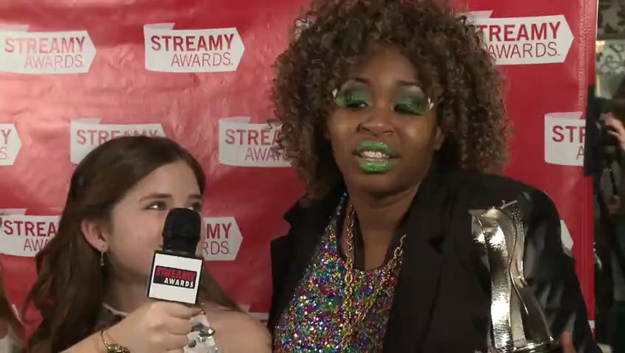 Streamys 2013 Elevator skit people Backstage Interview