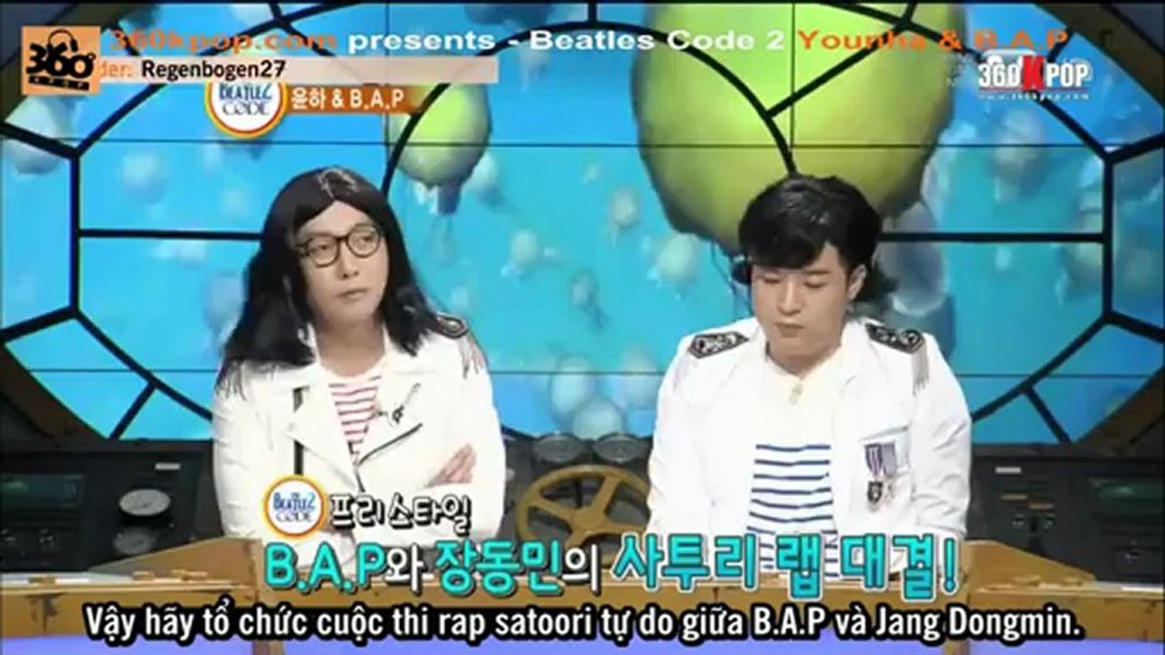 [Vietsub] [HD] The Beatle Code 2 - Younha & B.A.P (120903) {B.A.P Team}
