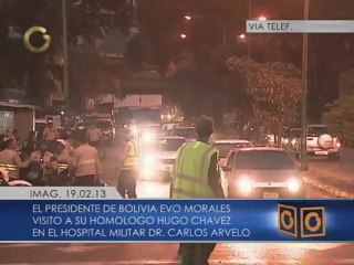Confirman que Evo Morales visitó al presidente Chávez