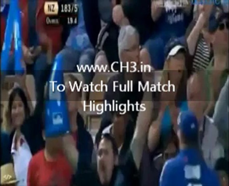 New Zealand Vs England 2nd ODI 20 Feb 2013 [New Zealand v England 2nd ODI Highlights at Napier ]