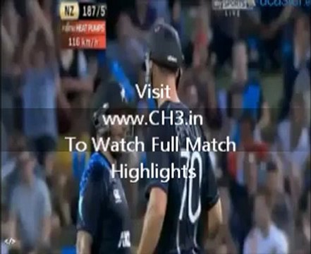 New Zealand Vs England 2nd ODI 20 Feb 2013 [New Zealand v England 2nd ODI Highlights at Napier ]