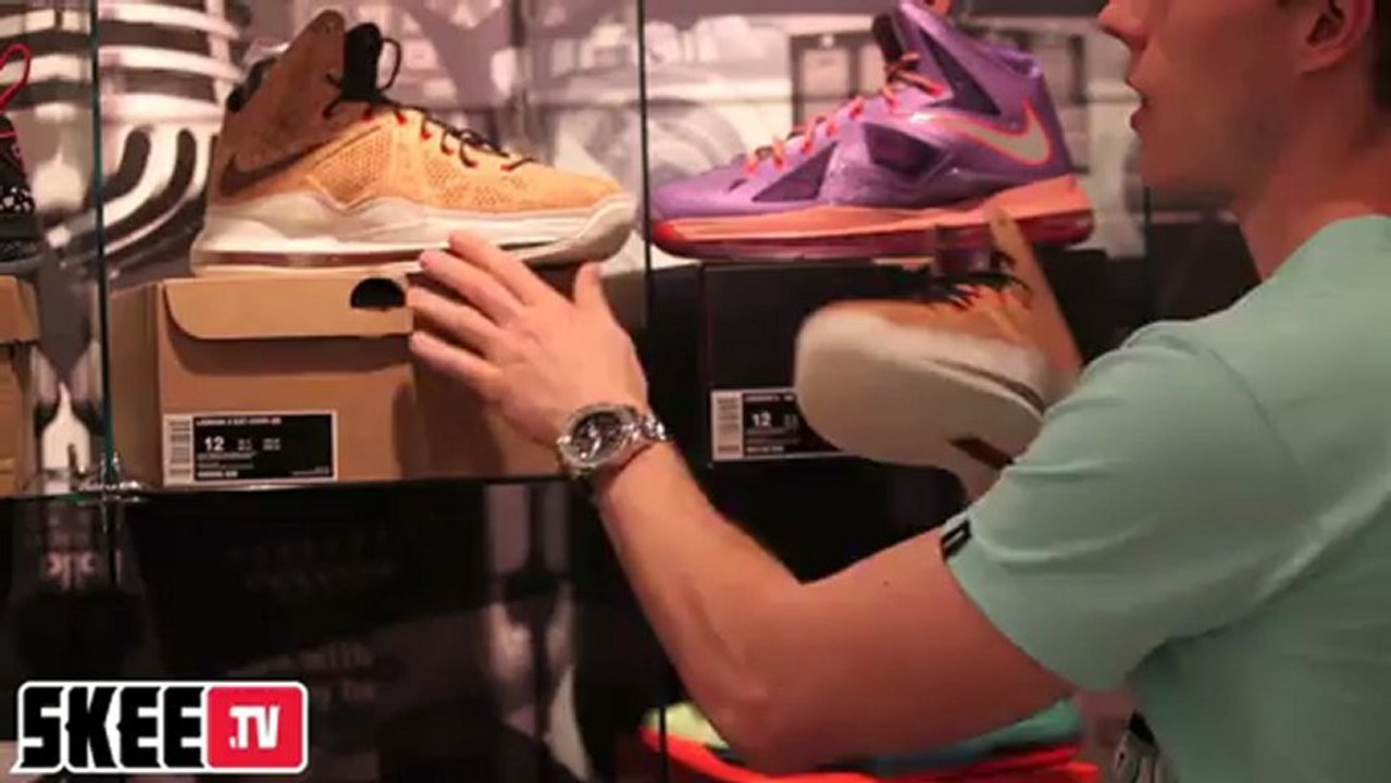 Skee Locker: Nike Lebron X "Corks" unboxing and review w/ bonus Air Jordan III "Bright Crimson"