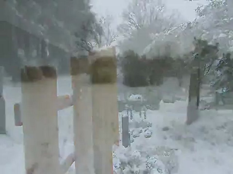 Le lycée sous la neige